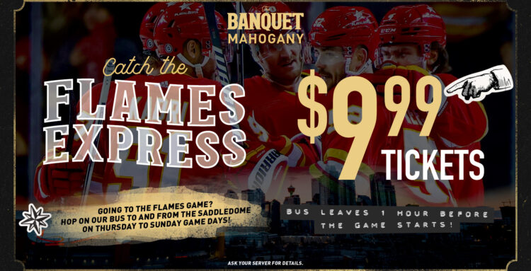 Calgary Flames Brew Bus Tickets 9.99